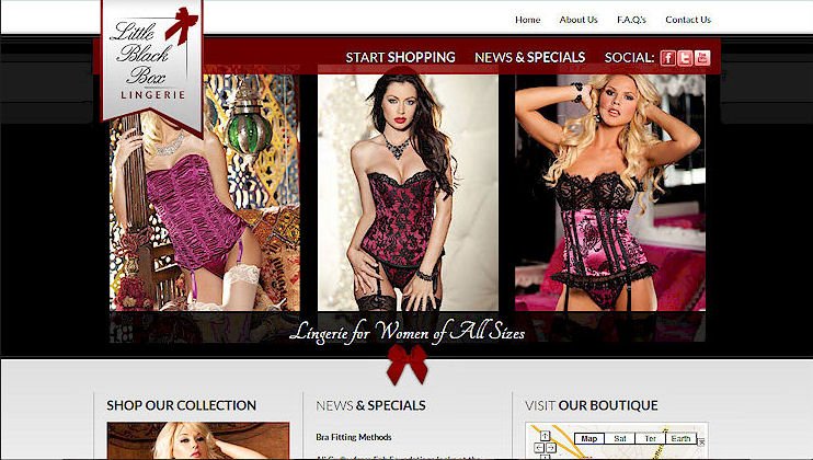 lingerie website designers