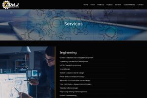 an example of a services page for a website designed by Appnet